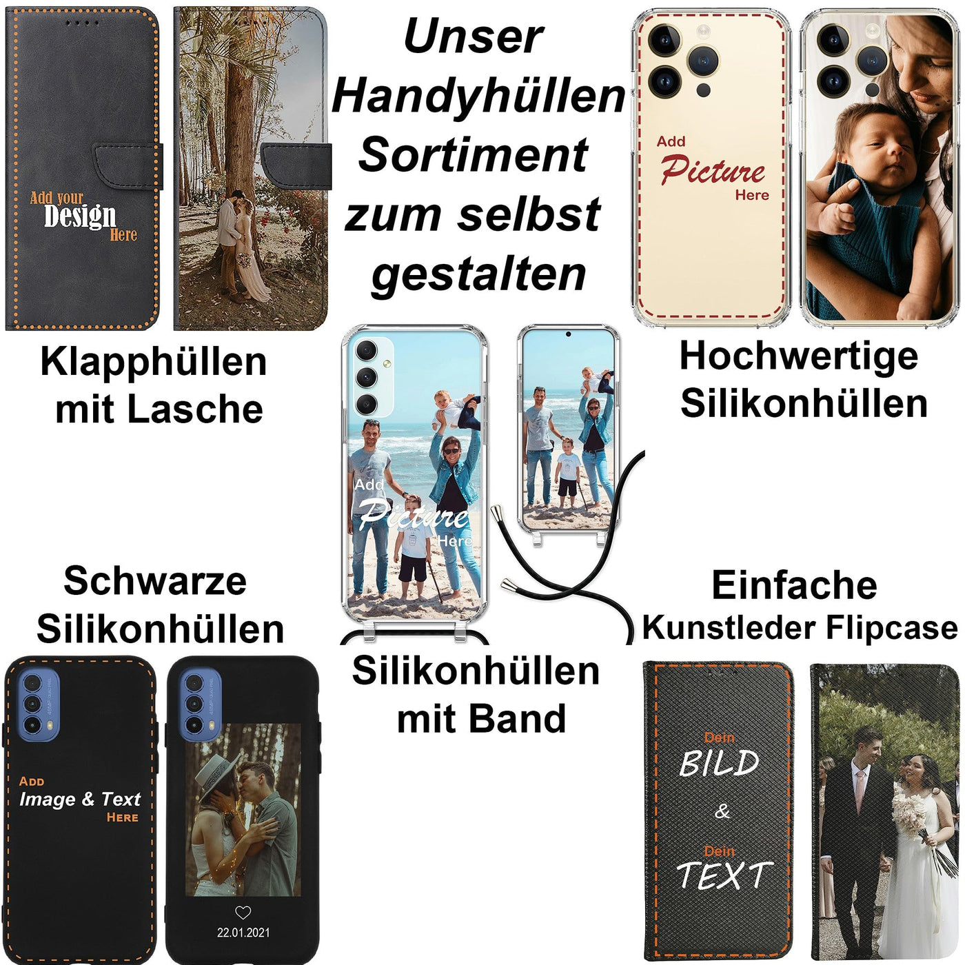 CoverHeld Samsung Galaxy A35 5G Handyhülle selbst gestalten aus Silikon Hülle schwarz mit deinem Bild/Design personaliseren und einzigartig Machen - Schwarze Silikonhülle