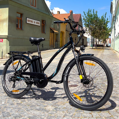 Bodywel A26 26 Zoll E-Bike Elektrofahhrad Damen Herren I APP Funktion I 250W Ananda Motor + Batterie abnehmbar 36V 15,6Ah + Max 100KM City E Bike (26 Zoll)