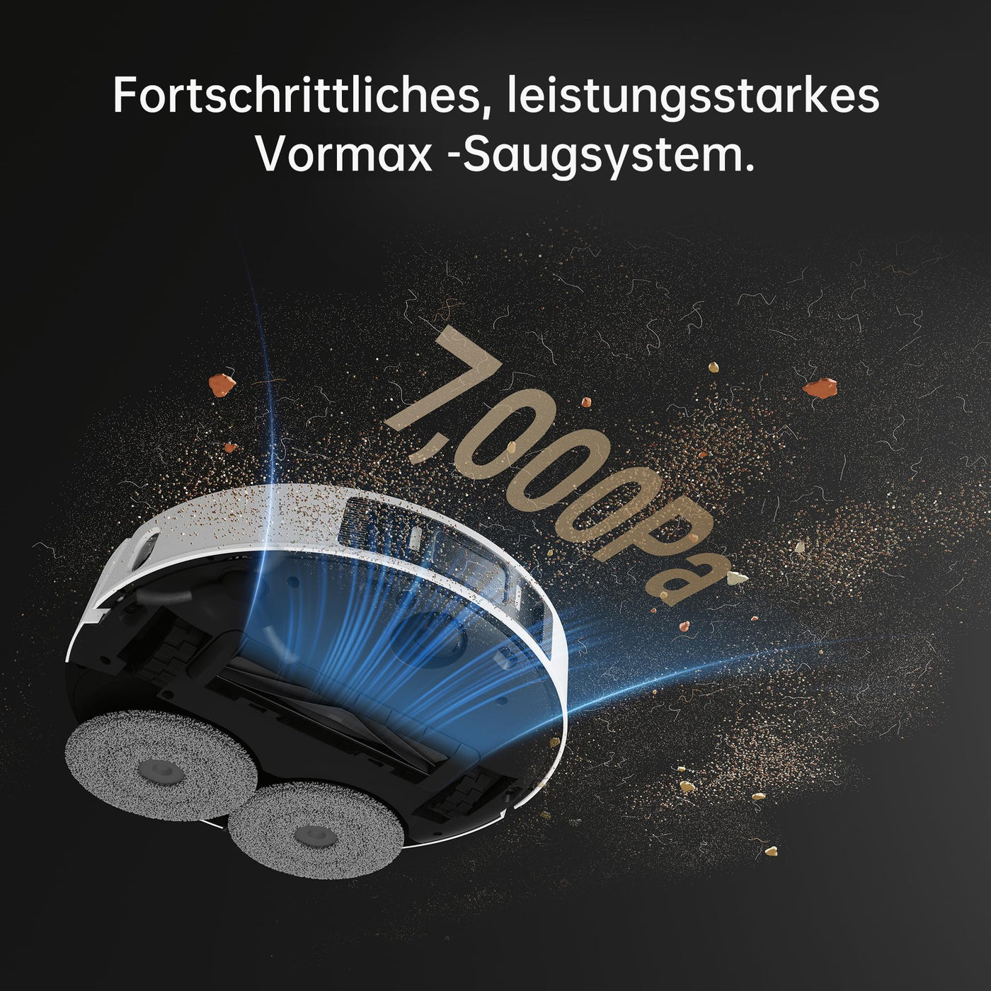 dreame L20 Ultra Complete Roboter Staubsauger mit Zubehör-Kit, 7000 Pa Saugroboter mit Wischfunktion, MopExtend™-Technologie, anheben der Wischmopps, AI Action, selbstreinigender Basisstation