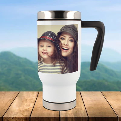 Mugvilla Thermobecher Bedrucken und Personalisieren mit Foto - praktischer Handgriff